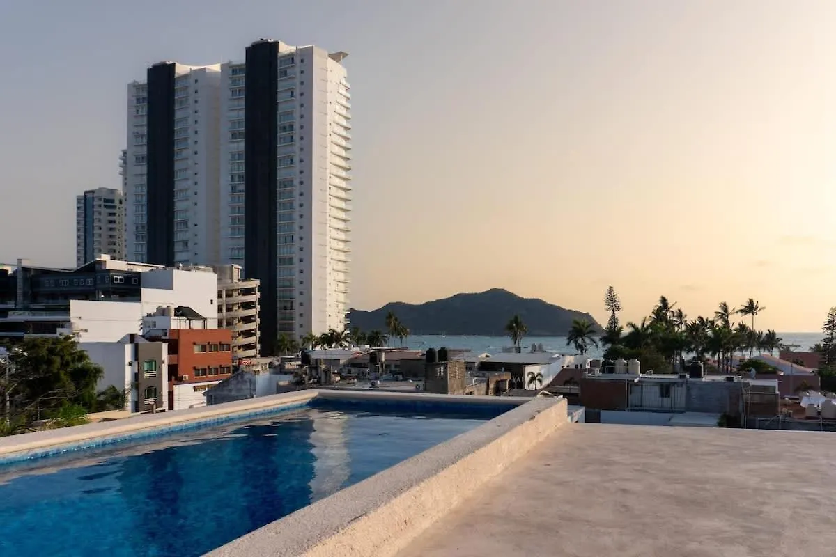 Depa A 1 Cuadra De La Playa Con Alberca - Maria Barbara Διαμέρισμα Mazatlán