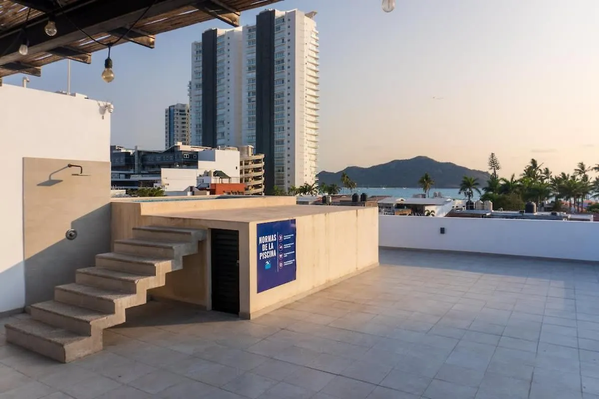 Depa A 1 Cuadra De La Playa Con Alberca - Maria Barbara Διαμέρισμα Mazatlán